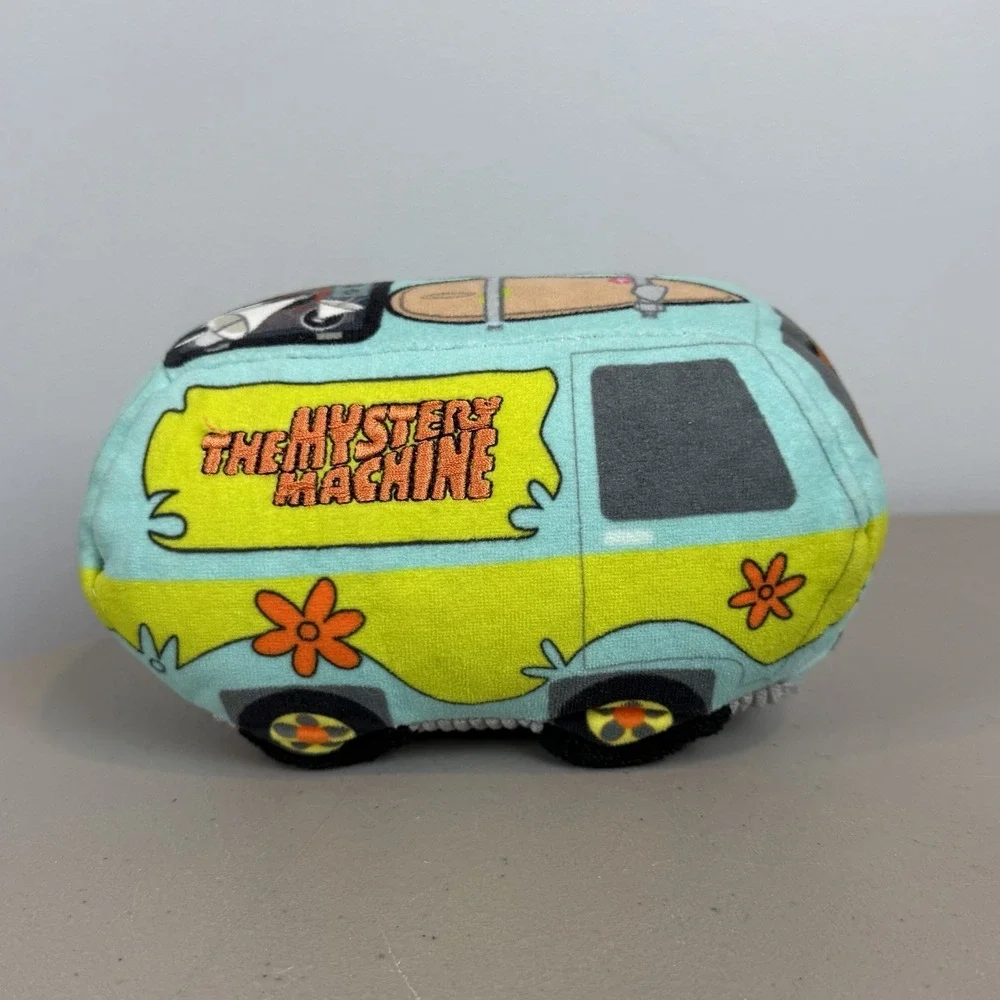 Bark Scooby Doo Dog Toy Mystery Machine Van Blue Green Plush